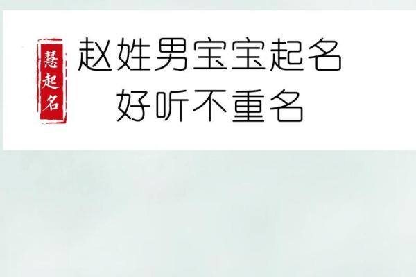 赵姓宝宝起名技巧：如何挑选合适的名字