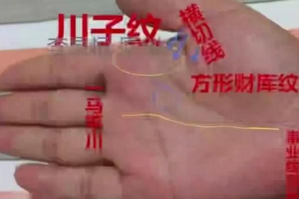 左手川字纹，命运密码大揭秘！