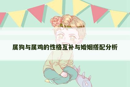 属狗与属鸡的性格互补与婚姻搭配分析