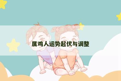 属鸡人运势起伏与调整