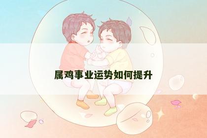 属鸡事业运势如何提升