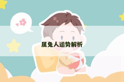 属兔人运势解析
